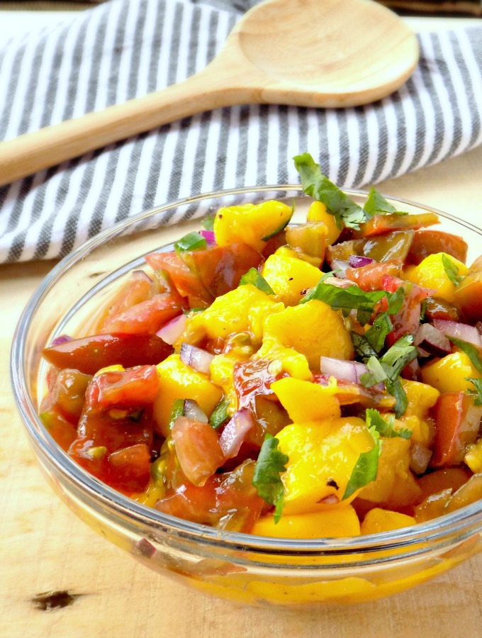 Mango and Tomato Fresh Salsa