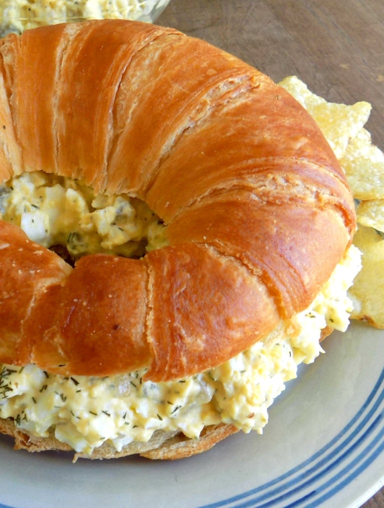 Creamy Egg Salad with Dill and a Hint of Spicy Horseradish