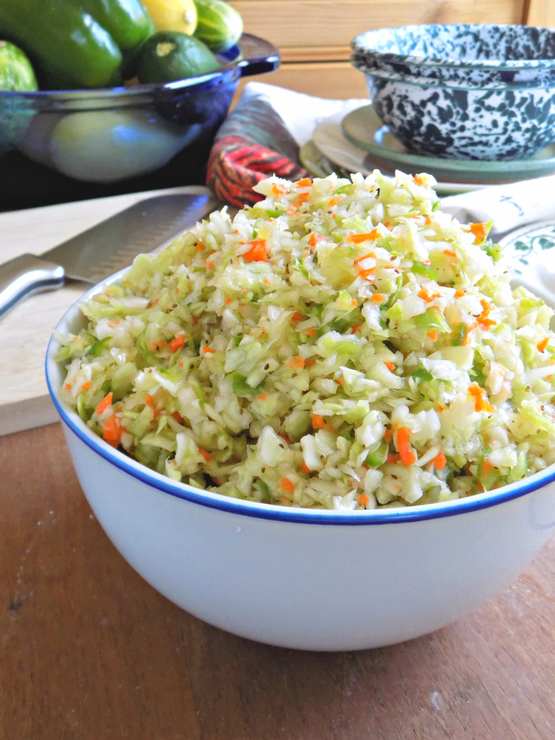 Shredded Cabbage with Peppers