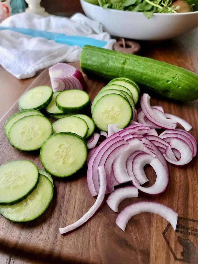 Cucumber Watermelon Salad