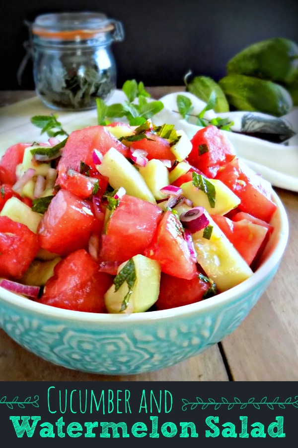 Cucumber and Watermelon Salad