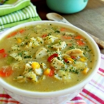 Pennsylvania Dutch Chicken Corn Soup with Rivels - a Pennsylvania Dutch Recipe