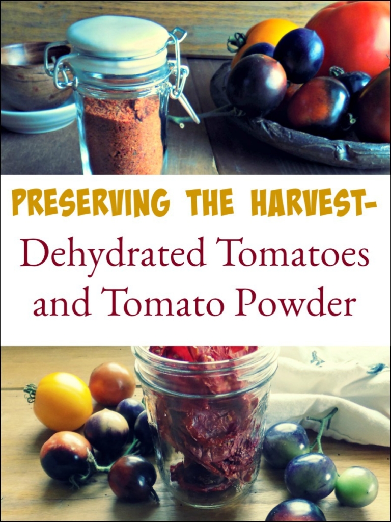 Preserving the Harvest - Dehydrated Tomatoes and Tomato Powder