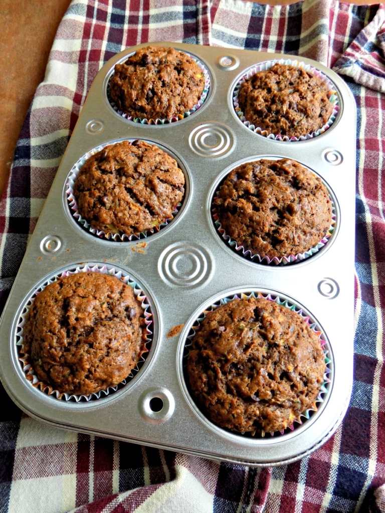 Double Chocolate Zucchini Bread and Muffins