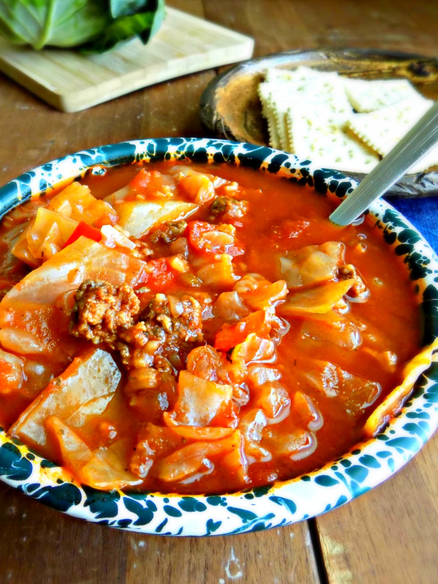 Hearty Homemade Stuffed Cabbage Soup