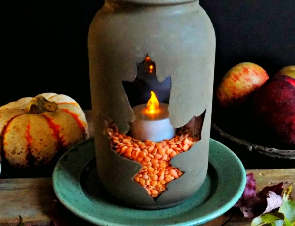 Seasonal Living Make a Fall Lantern