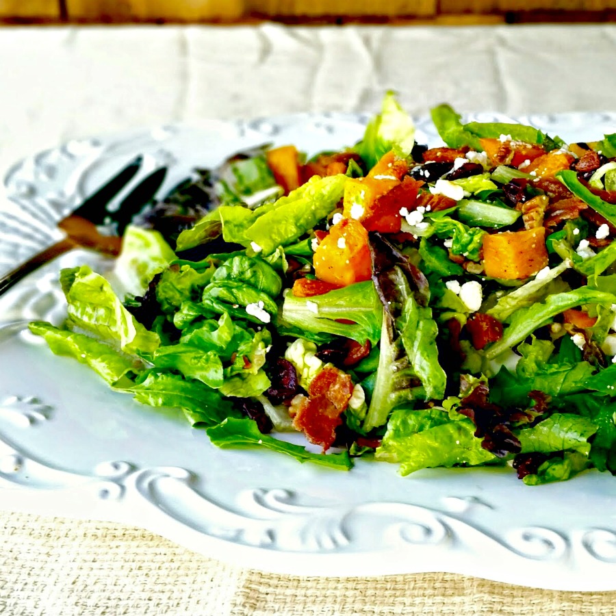 Autumn Butternut Squash Salad - My Homemade Roots