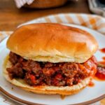 Homemade Sloppy Joe Sandwich