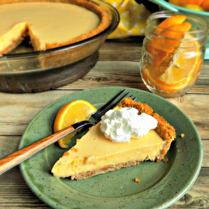 Meyer Lemon Pie - A Seasonal Winter Dessert