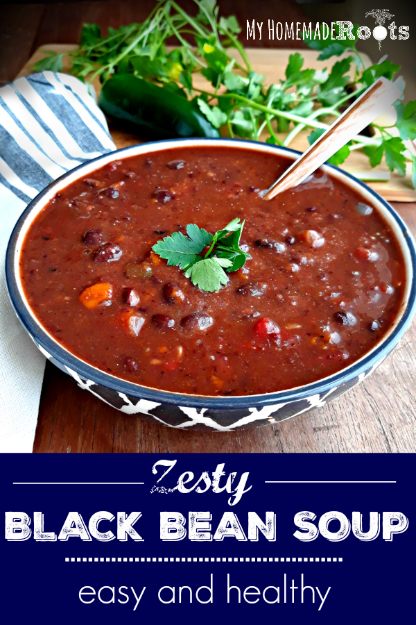 Zesty Black Bean Soup