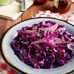 Braised Red Cabbage and Pears