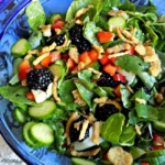 Blackberry and Baby Greens Salad