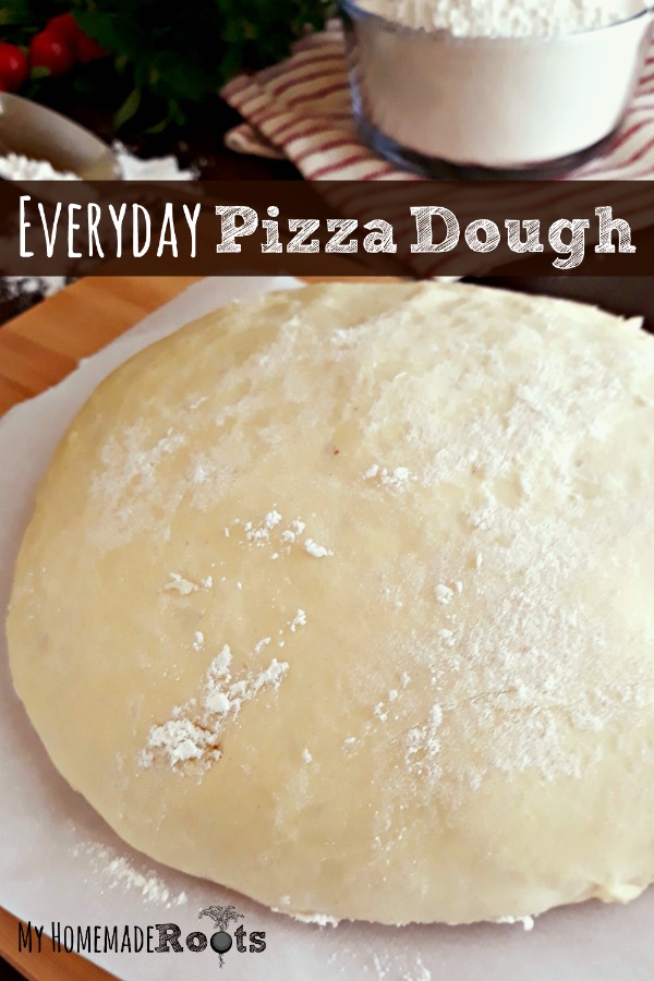 Everyday Pizza Dough Recipe - a no-fail, all-purpose recipe for delicious homemade pizza dough