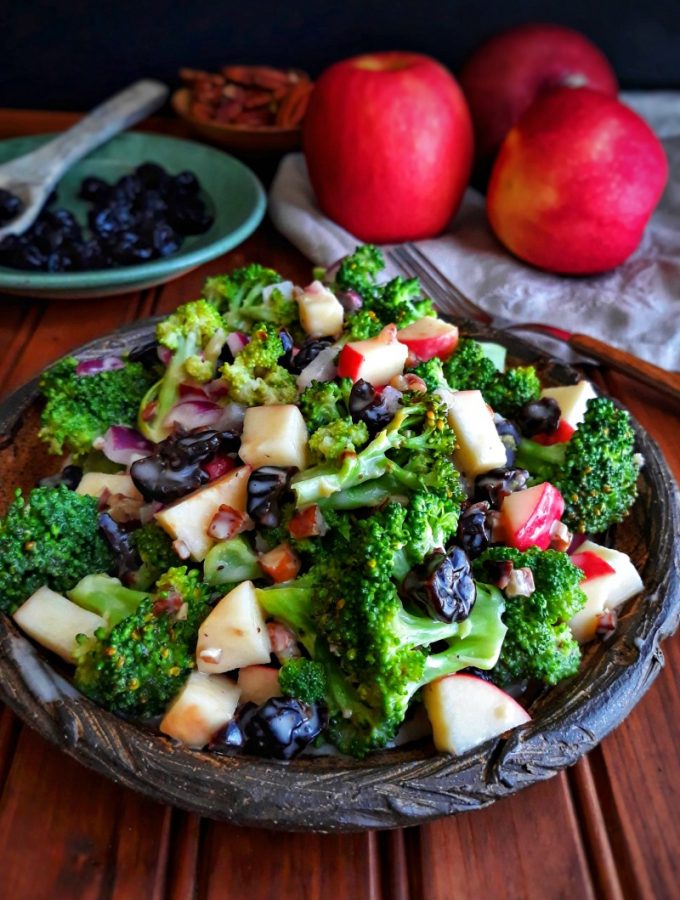 Broccoli Salad with Cherries and Pecans