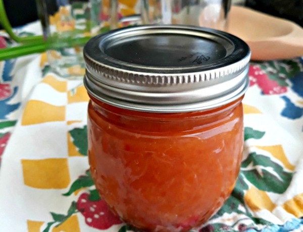 Homemade Peach BBQ Sauce for Canning or Freezing