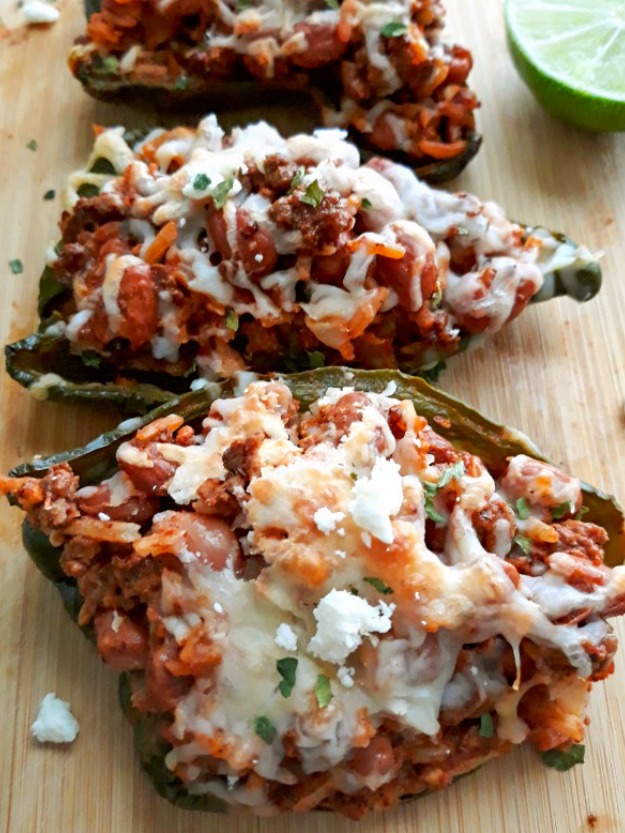 Stuffed Poblano Peppers