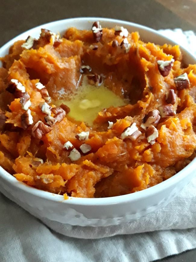 Slow Cooker Maple Brown Sugar Sweet Potatoes