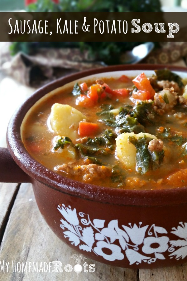 Sausage, Kale and Potato Soup