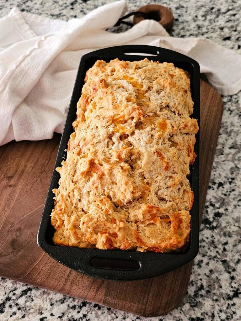 Cheddar Beer Bread with Onion and Rosemary