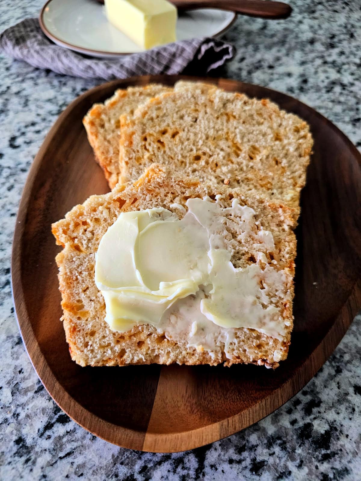 Cheddar Beer Bread with Onion and Rosemary