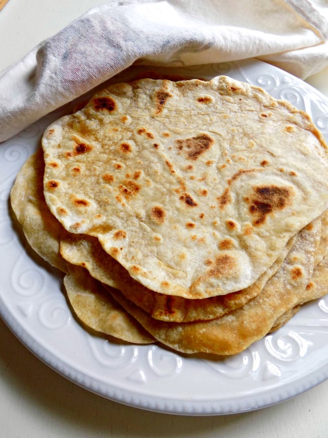 Easy Homemade Flour Tortillas