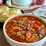 Big Batch Country Beef Vegetable Soup Freezer Meal