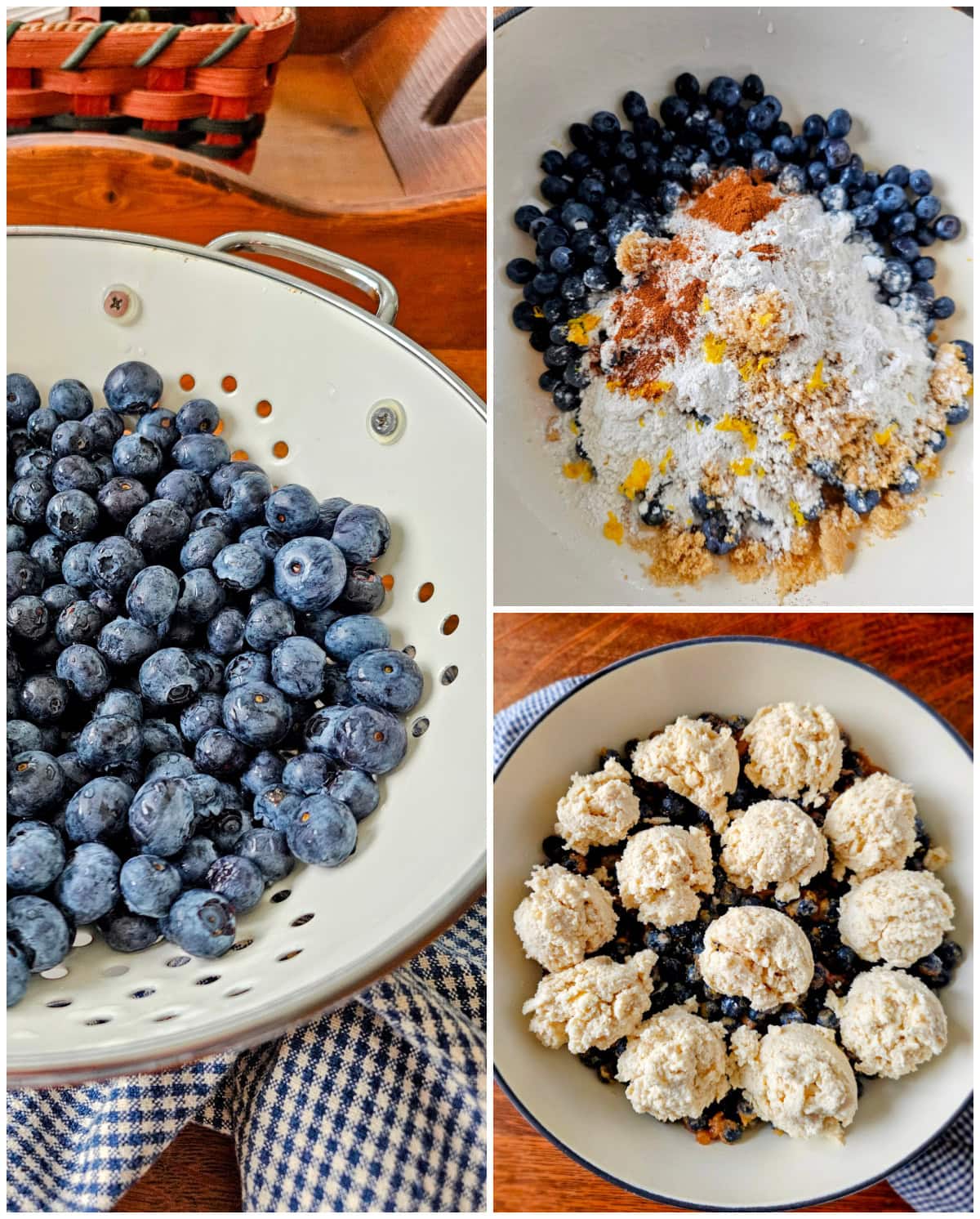 Ingredients for Blueberry Cobbler