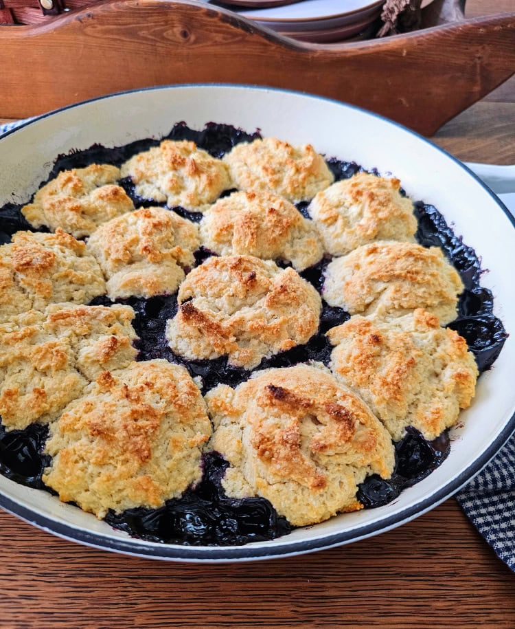 Blueberry Biscuit Cobbler