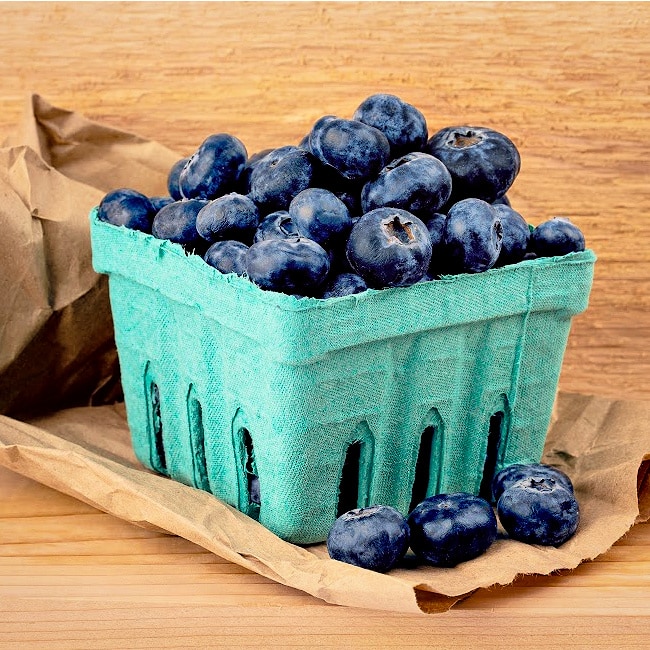 Blueberries to make easy blueberry cobbler