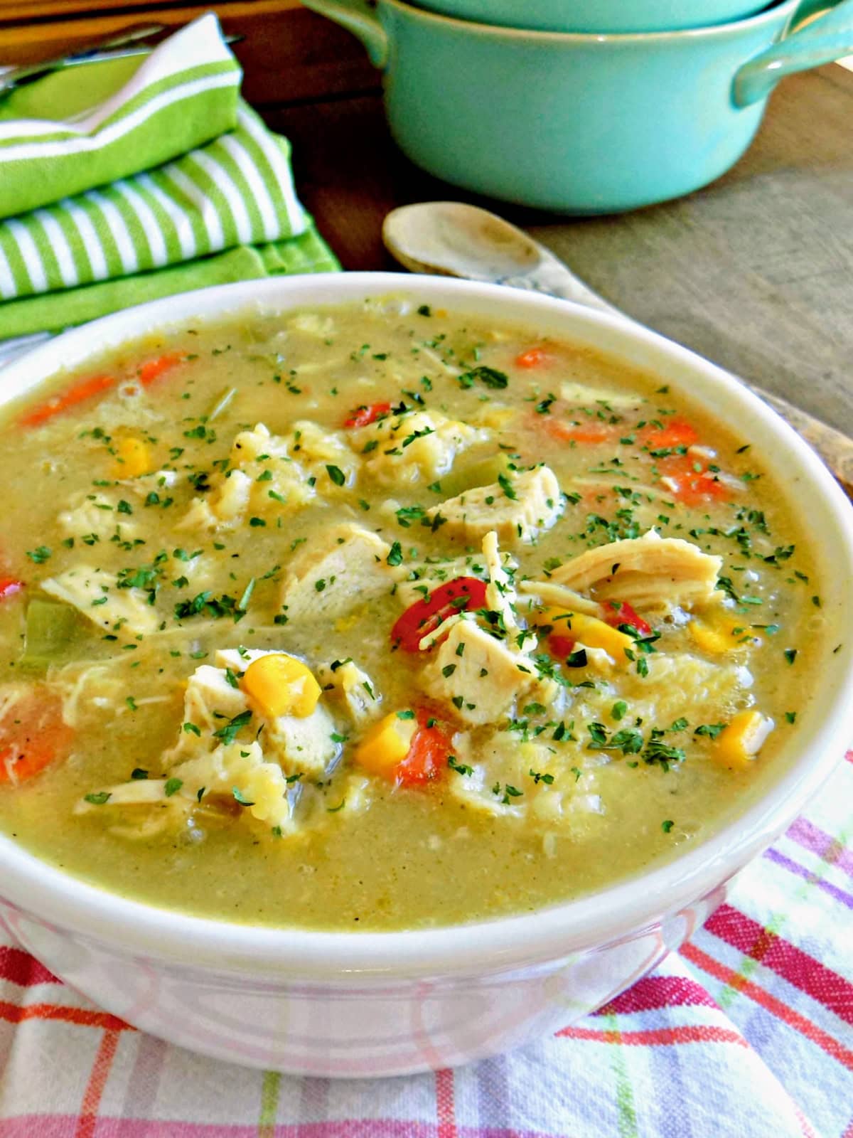 PA Chicken Corn Soup with Rivels
