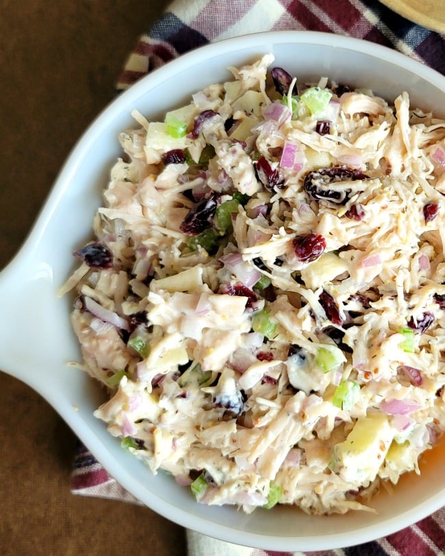 Cranberry Apple Chicken Salad - My Homemade Roots