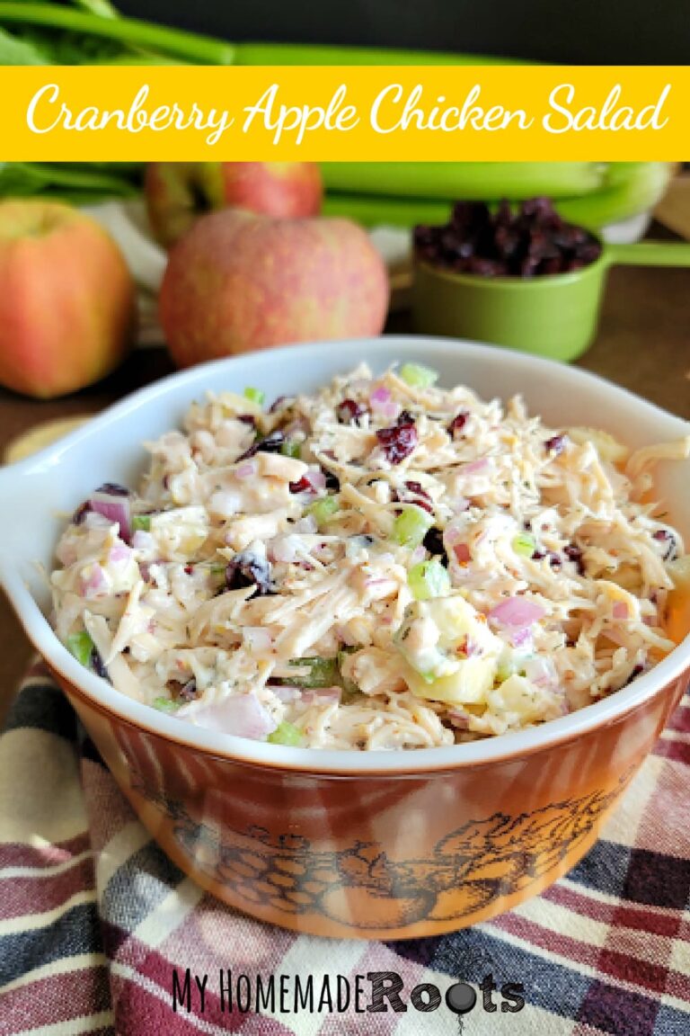 Cranberry Apple Chicken Salad My Homemade Roots