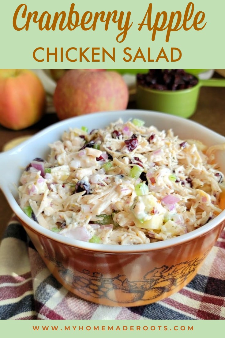 Cranberry Apple Chicken Salad My Homemade Roots