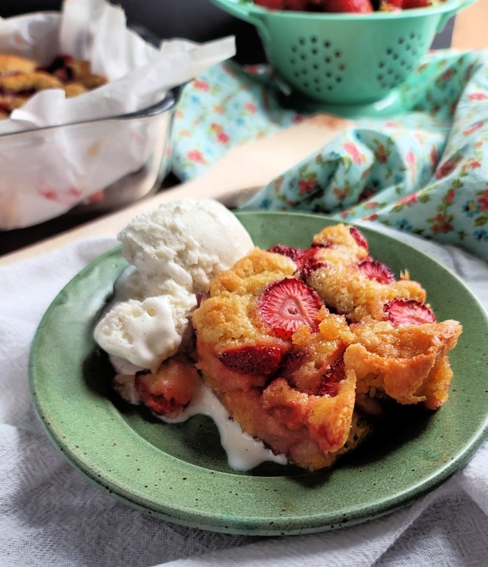 Strawberry Buckle Cake