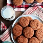 Old Fashioned Gingersnap Cookies with Molasses