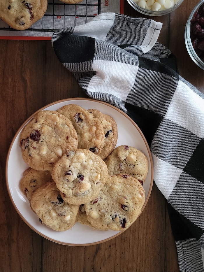 Cranberry White Chocolate Cookies