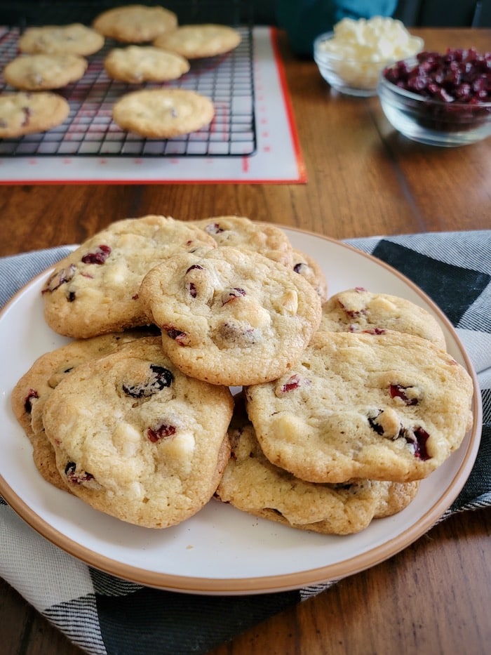 White Chocolate Chip Cranberry Cookies