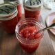 Jar of Homemade Strawberry Jam