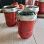 Jars of Homemade Strawberry Jam with Pecin