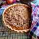 Apple Butter Pumpkin Pie with Pecan Streusel