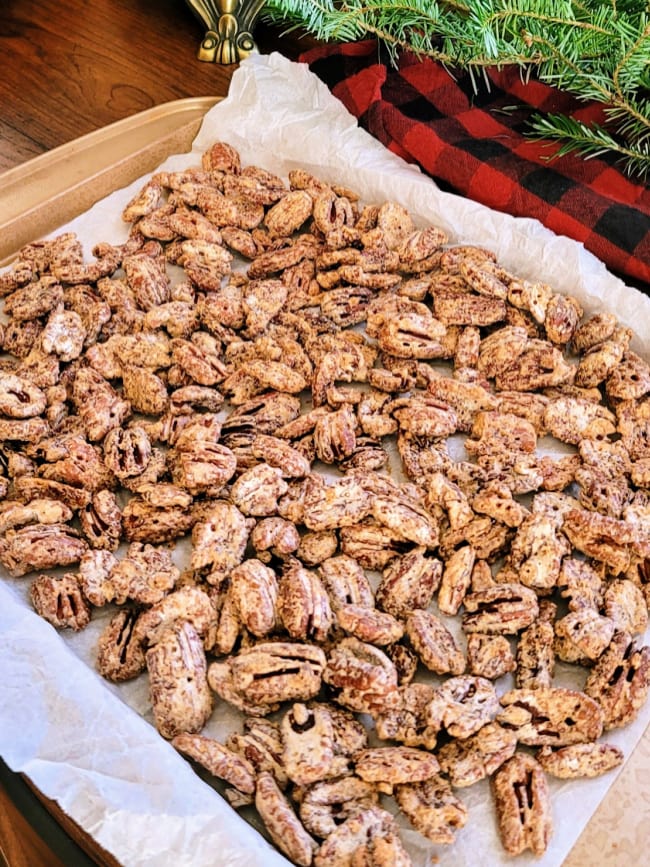 Easy Spiced Candied Pecans