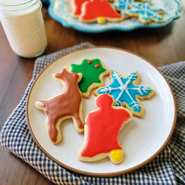 Sugar cookies with icing