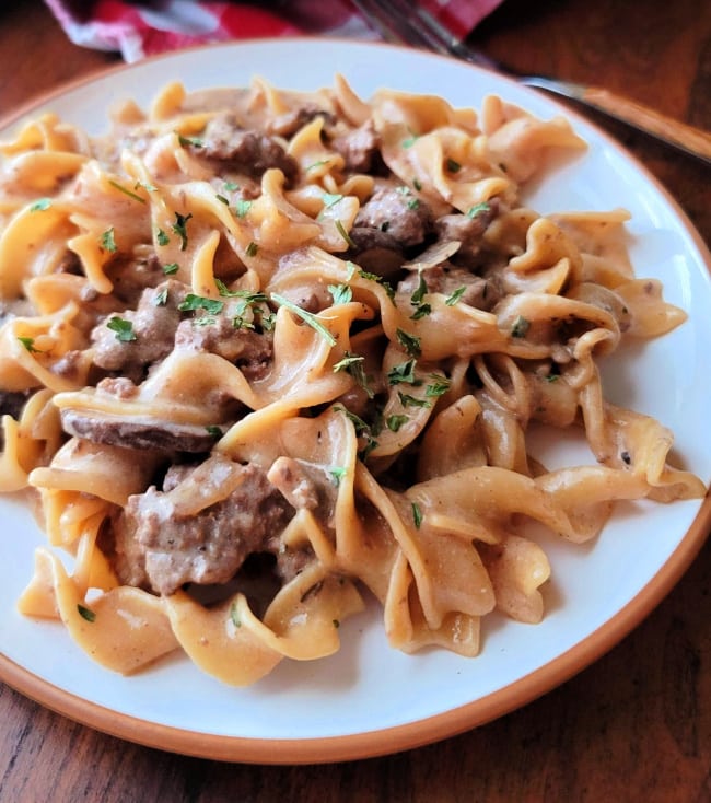 Homemade Hamburger Helper Stroganoff 