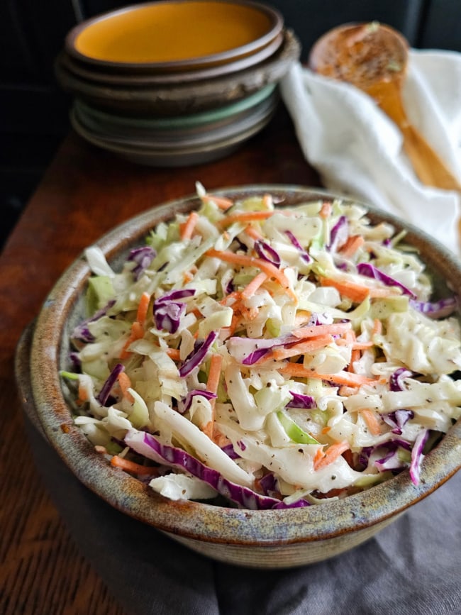 The Best Old Fashioned Creamy Coleslaw My Homemade Roots