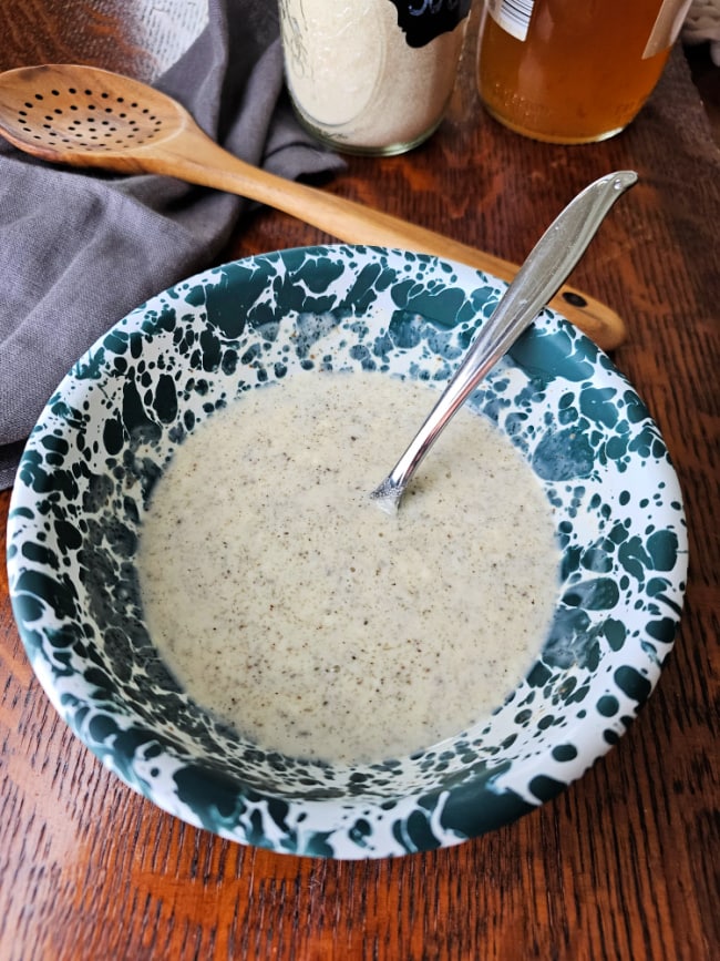 Bowl of Homemade Coleslaw Dressing