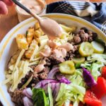 Loaded Cheeseburger Bowl