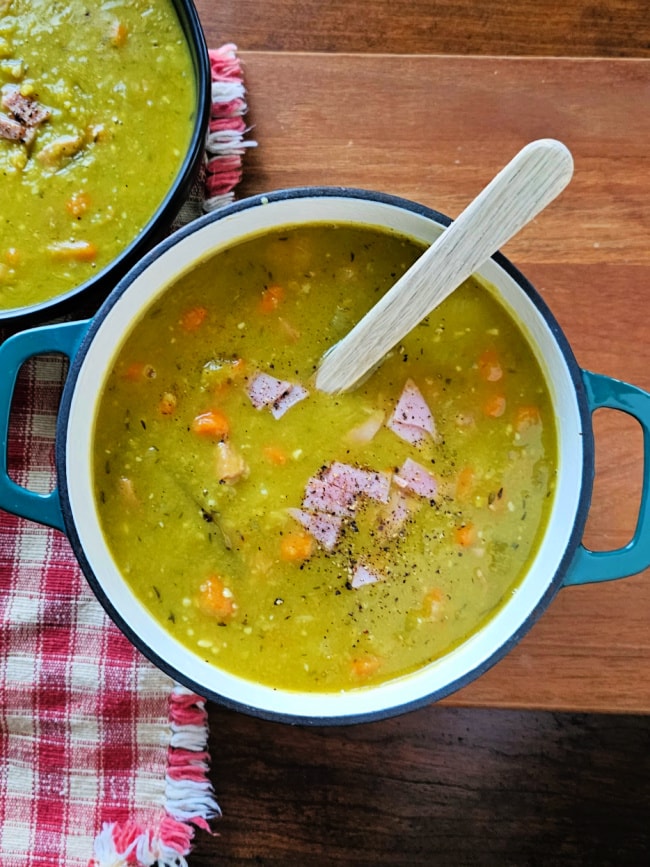 Vegan Yellow Split Pea Soup {easy, frugal}