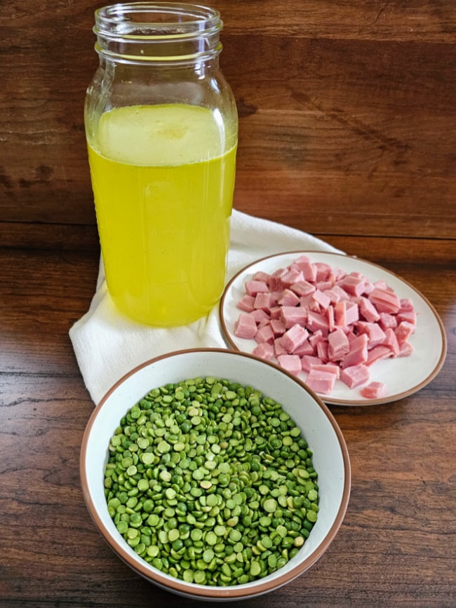 Ingredients for Split Pea Soup