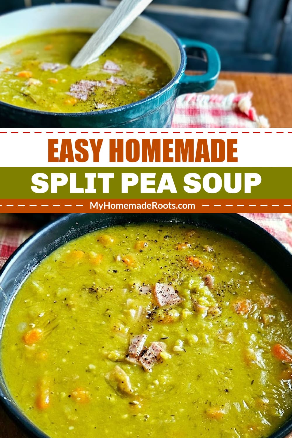 Easy Split Pea Soup with Ham Recipe