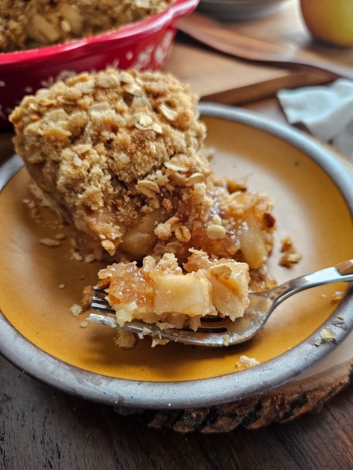 PA Dutch Apple Crumb Pie - My Homemade Roots